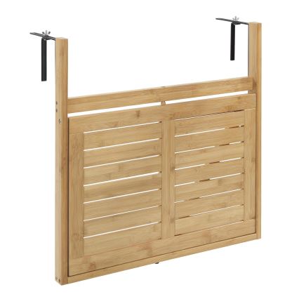 WENKO 69806800 - Mesa WAIKIKI 64x65 cm branco/castanho