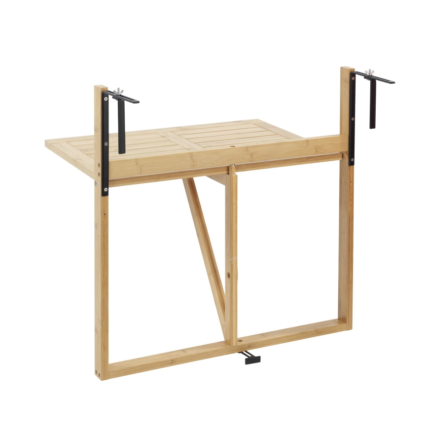 WENKO 69806800 - Mesa WAIKIKI 64x65 cm branco/castanho