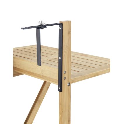 WENKO 69806800 - Mesa WAIKIKI 64x65 cm branco/castanho