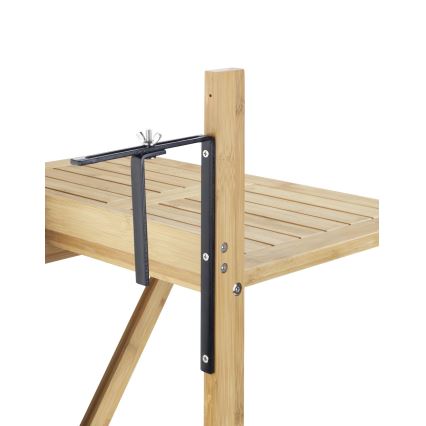 WENKO 69806800 - Mesa WAIKIKI 64x65 cm branco/castanho