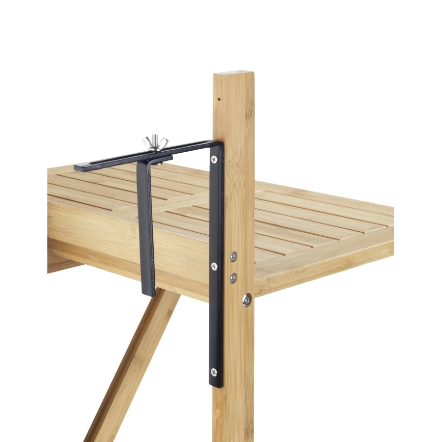 WENKO 69806800 - Mesa WAIKIKI 64x65 cm branco/castanho