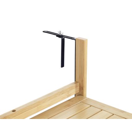 WENKO 69806800 - Mesa WAIKIKI 64x65 cm branco/castanho