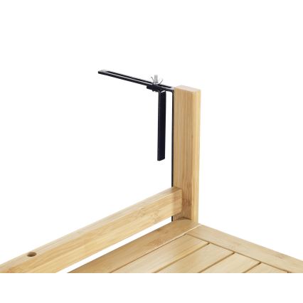 WENKO 69806800 - Mesa WAIKIKI 64x65 cm branco/castanho