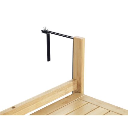 WENKO 69806800 - Mesa WAIKIKI 64x65 cm branco/castanho