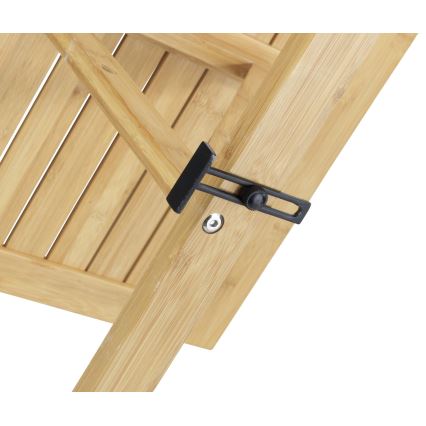 WENKO 69806800 - Mesa WAIKIKI 64x65 cm branco/castanho