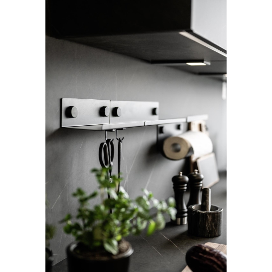 WENKO 71144800 - Suporte para rolo JET 30x15 cm preto