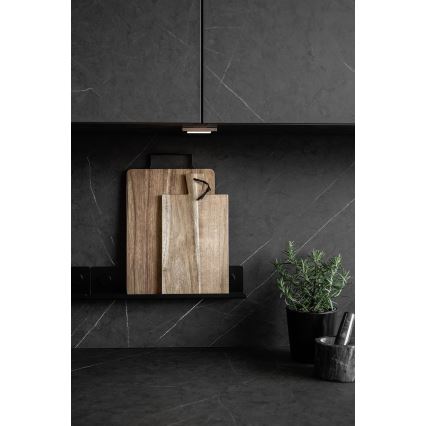 WENKO 71146800 - Frascos de especiarias JET 40x7,5 cm pretos