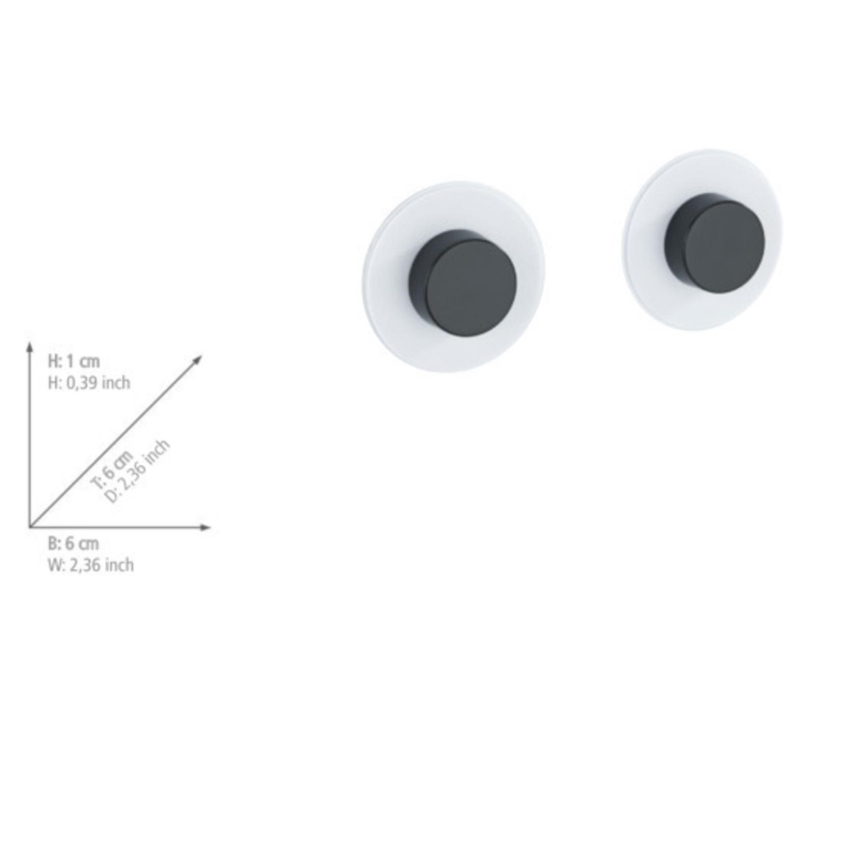 WENKO 71150800 – Adaptador JET 6 x 1,5 cm preto/transparente