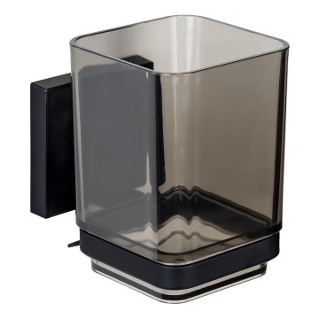 WENKO 71443800 - Copo VACUUM-LOC QUADRO ED 7,5x10 cm preto