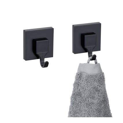 WENKO 71448800 - Gancho VACUUM-LOC QUADRO ED 6x7 cm preto