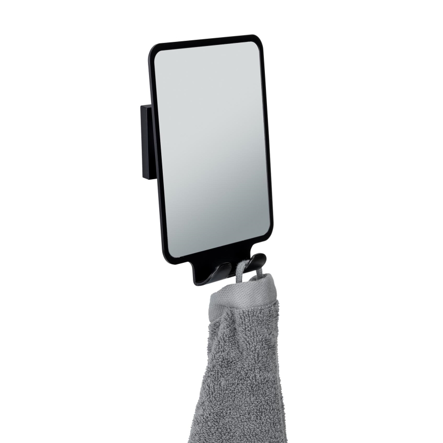 WENKO 71449800 - Espelho VACUUM-LOC QUADRO ED 14x19,5 cm preto