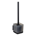 WENKO 71450800 - Conjunto WC VACUUM-LOC QUADRO ED 9,5x37 cm, preto