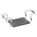 WENKO 73392500-Assento de segurança para casa de banho 26x18 cm prateado/antracite