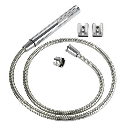 WENKO 81340100 - Duche DUO 170x2,7 cm cromado brilhante/prateado/cinzento