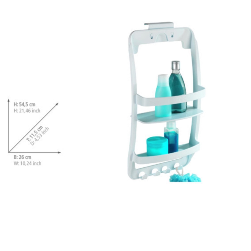 WENKO 8409100 - Estante UNIVERSAL 26x54,5 cm branca