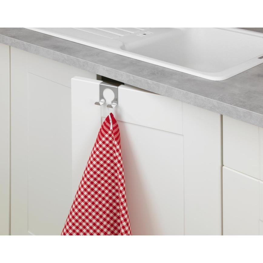 WENKO 8411100 - Gancho 5x5 cm aço inoxidável/prateado