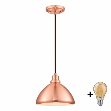 Westinghouse 6103940 - Candeeiro pendente LED com cabo 1xE27/60W/230V Ø 25,5 cm