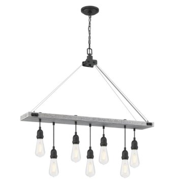 Westinghouse 6116440 - Lustre com corrente ASHWOOD 7xE27/60W/230V