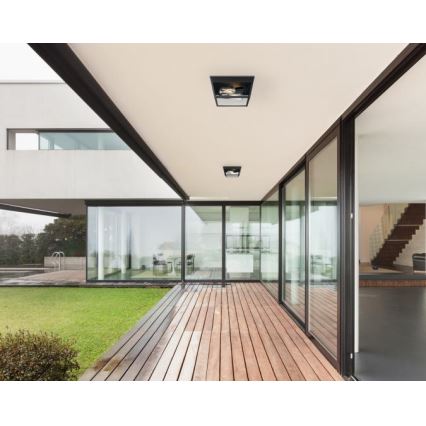 Westinghouse 61219 - Iluminação de teto exterior PETERSON 2xE27/40W/230V IP44