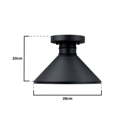 Westinghouse 61238 - Iluminação de teto exterior WALTER 1xE27/60W/230V IP44