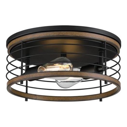 Westinghouse 61250 - Iluminação de teto ACKTON 2xE27/60W/230V barnwood