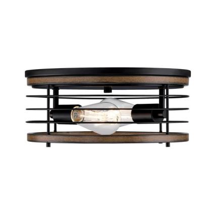 Westinghouse 61250 - Iluminação de teto ACKTON 2xE27/60W/230V barnwood