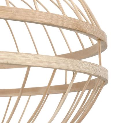 Westinghouse 61255 - Candeeiro suspenso TULCEA 1xE27/60W/230V bambu