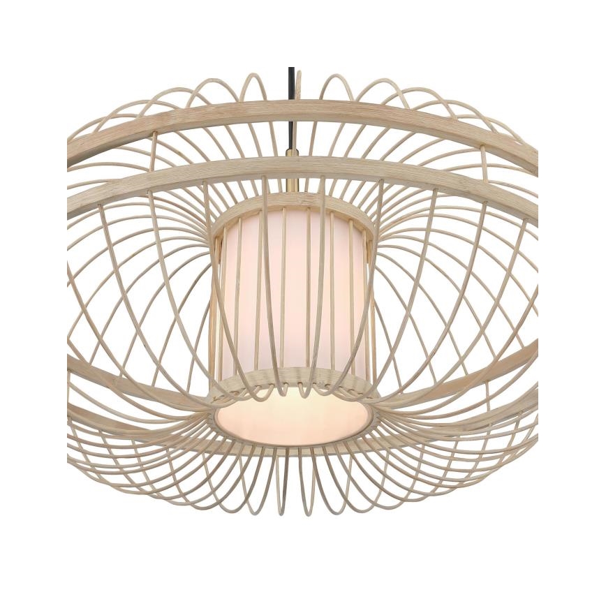 Westinghouse 61255 - Candeeiro suspenso TULCEA 1xE27/60W/230V bambu