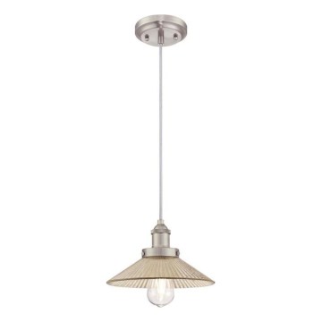 Westinghouse 6338840 - Lustre suspenso por cabo BONNIE 1xE27/60W/230V diâmetro 25 cm