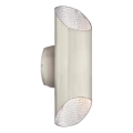 Westinghouse 6348940 - Aplique de parede exterior LED regulável CARSON 2xLED/7,5W/230V IP44