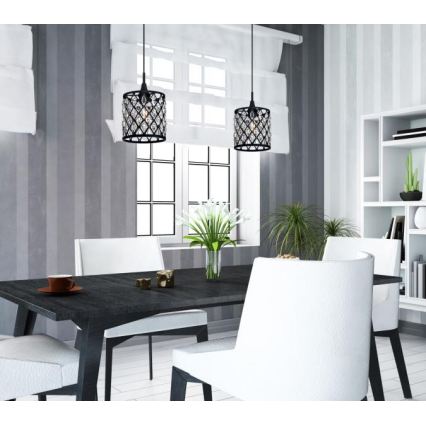 Westinghouse 6362740 - Lustre com cabo WALTZ 1xE27/60W/230V diâmetro 19 cm