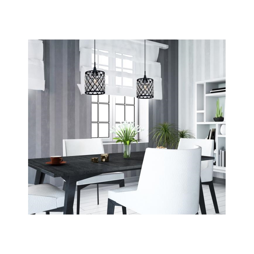 Westinghouse 6362740 - Lustre com cabo WALTZ 1xE27/60W/230V diâmetro 19 cm