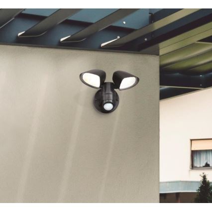 Westinghouse 63643 - Holofote exterior LED com sensor LED/17,5W/230V IP44