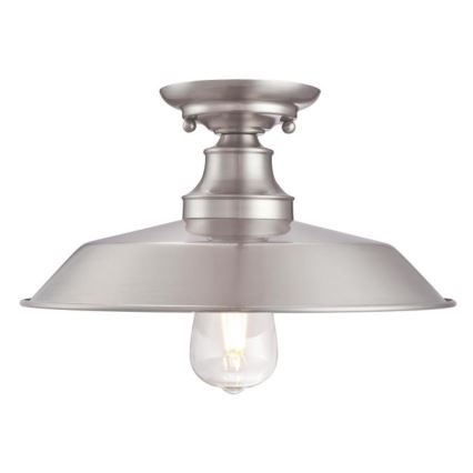 Westinghouse 6370240 - Lustre de tecto aplicado IRON HILL 1xE27/60W/230V Ø 31 cm