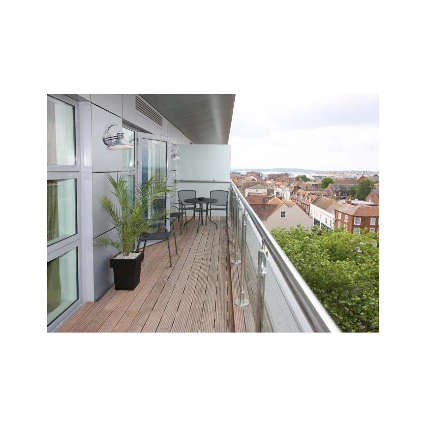 Westinghouse 65810 - Iluminação exterior LED com regulação WALTER LED/8W/230V IP44