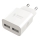 Winner Group - Adaptador de carregamento 2xUSB-A 12W branco