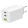 Winner Group - Adaptador de carregamento GaN 1xUSB-A + 2xUSB-C 100W branco