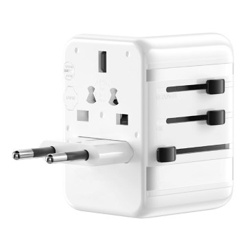 Winner Group - Adaptador de viagem com carregamento rápido Power Delivery 20W, branco