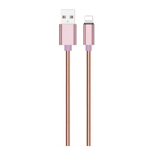 Winner Group - cabo USB Lightning / USB-A 1m rosa