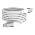 Winner Group - Cabo USB magnético USB-C / USB-C 60W 1m branco