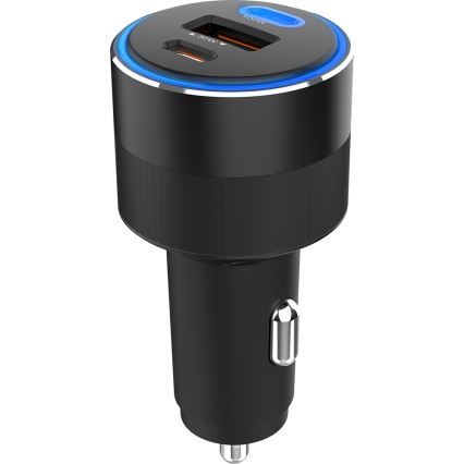 Winner Group - Carregador de carro 2xUSB-C + 1xUSB-A Power Delivery 130W preto