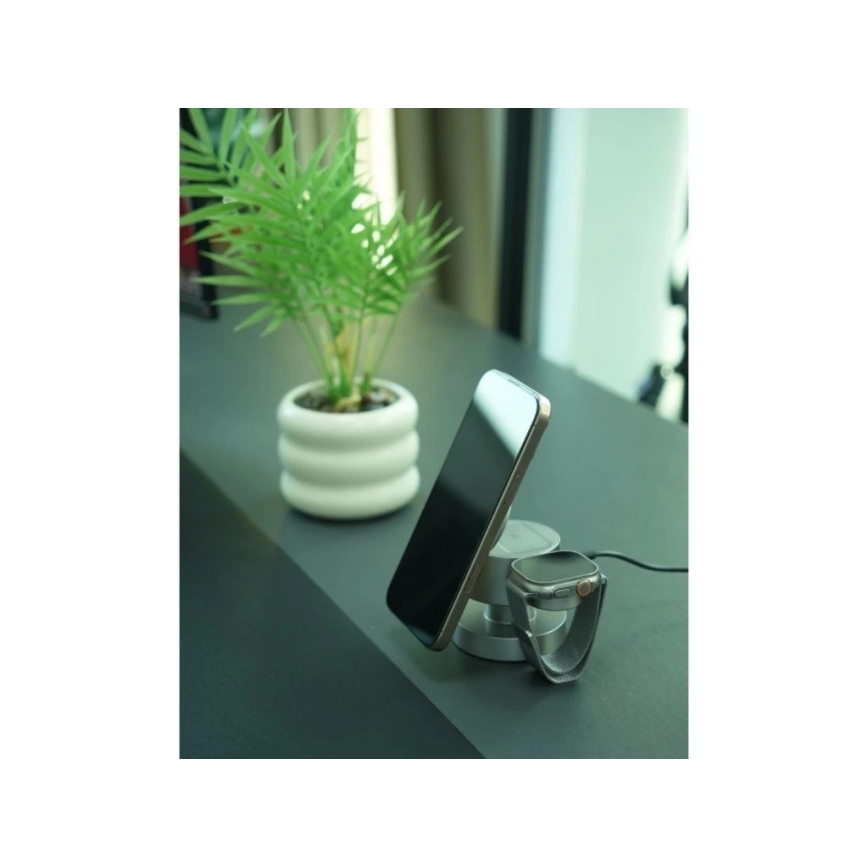 Winner Group - Carregador sem fios 4 em 1 MUSH8OOM 27W antracite