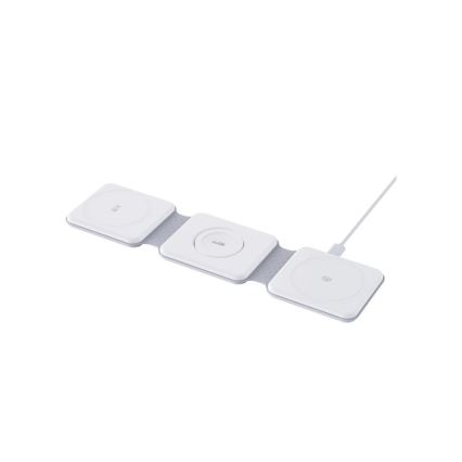 Winner Group - Carregador sem fios dobrável 3 em 1 MAXFLEX 22,5W branco