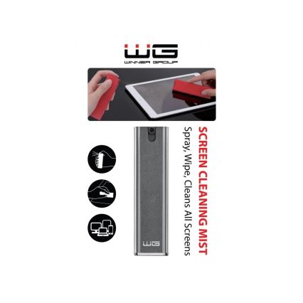 Winner Group - Limpador de ecrã 2 em 1 preto