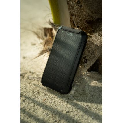 Winner Group - Power Bank com carregamento sem fios e painel solar 20000 mAh 20W PD
