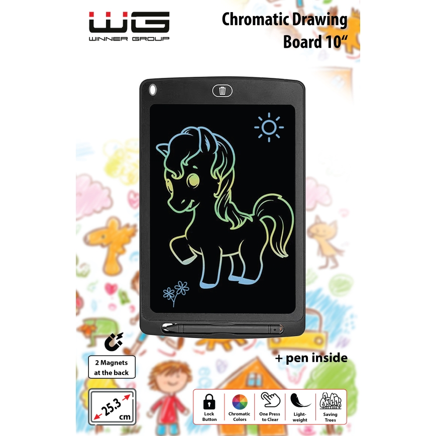 Winner Group - Quadro de desenho digital 10 1xCR2025 preto