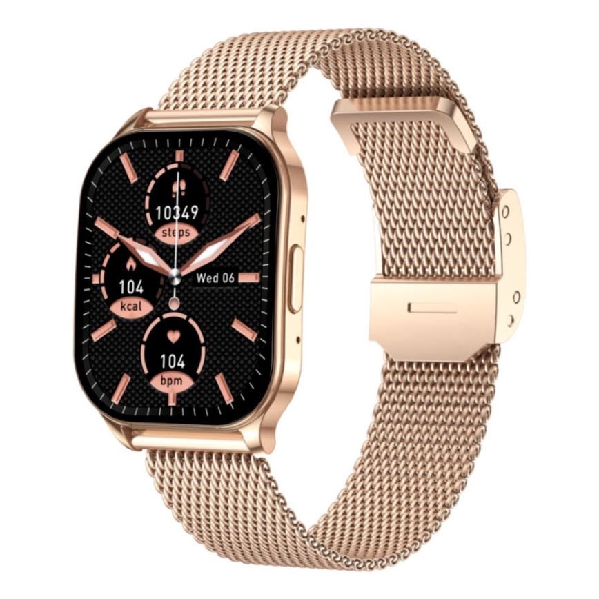 Winner Group - Relógio inteligente AirFlexOne+ 300 mAh IP68 dourado