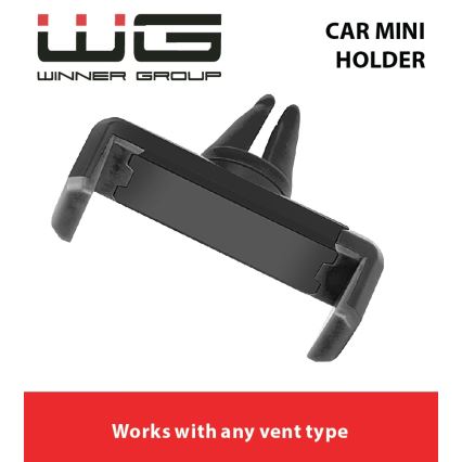 Winner Group - Suporte expansível para telemóvel para automóvel, preto
