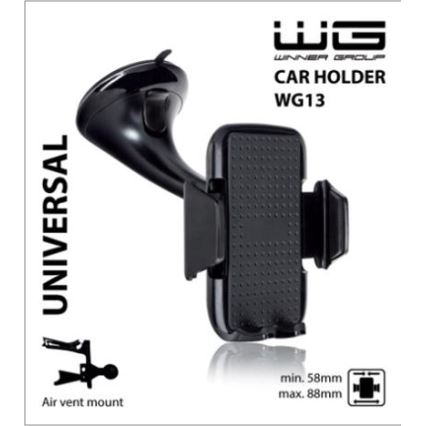 Winner Group - Suporte para telemóvel para carro no vidro preto