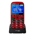 Winner Group - Telemóvel para seniores 1600 mAh vermelho